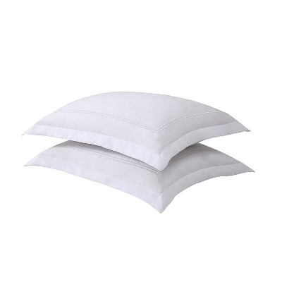 2pk Microfiber Baratta Embroidery Stitched Sham - Luxury Hotel
