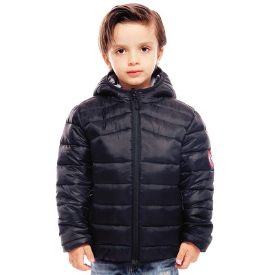 Rokka&Rolla Boys' Reversible Light Puffer Jacket Coat