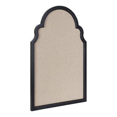Kate and Laurel Hogan Arch Framed Pinboard, 24x36, Black