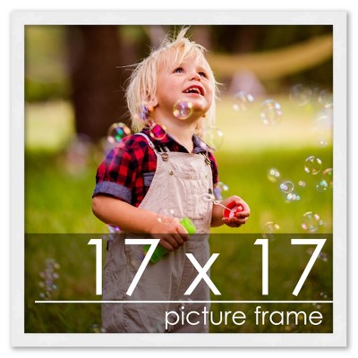 PosterPalooza | 17x17 Wood Frame with UV Acrylic, 6 Finishes: Black, White, Bronze, Silver, Wood, Mahogany
