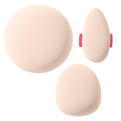 Wet n Wild Triple Feature 3-Piece Cushion Makeup Sponge Set