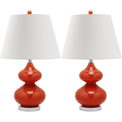 Eva Double Gourd Table Lamp (Set of 2) - 24" Height - LIT4086 - Safavieh