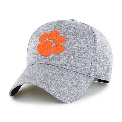 NCAA Clemson Tigers Gray Rodeo Snapback Baseball Hat: Adjustable Polyester Team Logo Cap