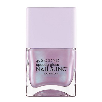 Nails Inc. 45 Second Speedy Gloss Quick Drying Shimmer Nail Polish - 0.47 fl oz