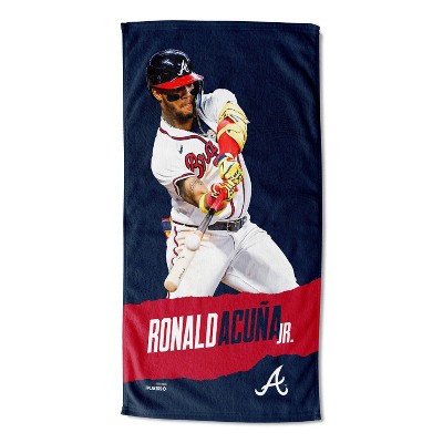 30"x60" MLB Atlanta Braves 23 Ronald Acuna Jr. Player Printed Beach Towel