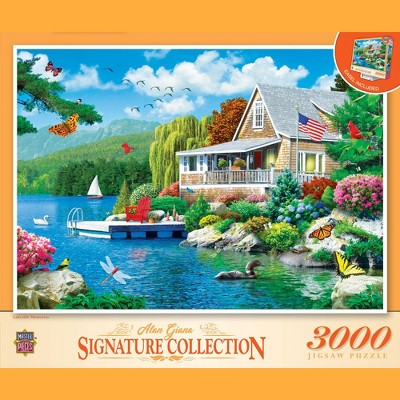 MasterPieces Signature Collection Lakeside Memories 3000 Piece Jigsaw Puzzle - Flawed