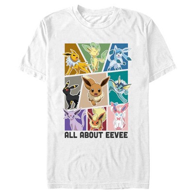 Men's Pokemon All About Eevee Eeveeloution T-Shirt