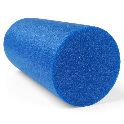 CanDo Blue PE Foam Rollers for Fitness, Exercise Muscle Restoration, Massage Therapy, Sport Recovery and Physical Therapy for Homes, Clinics, and Gyms