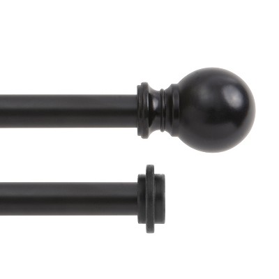Kenney Ball 5/8" Standard Decorative Window Double Curtain Rod