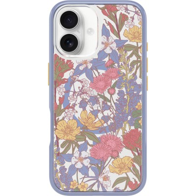 OtterBox iPhone 16 Symmetry Series Case with MagSafe - Co Wildflowers: Plastic Solid Pattern