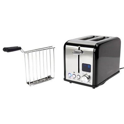 Curtis Stone Digital 2-Slice Toaster with Sandwich Cage Refurbished