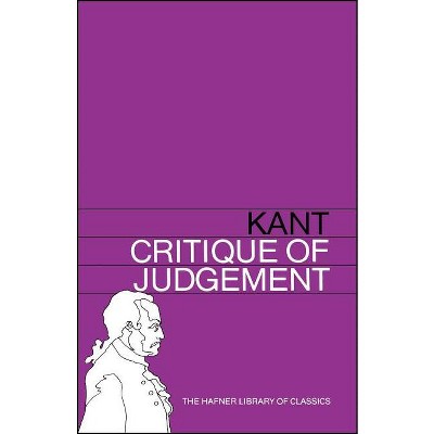 Critique of Judgement - by  Immanuel Kant (Paperback)