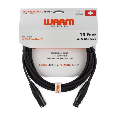Warm Audio Pro Series XLR Female to XLR Male Microphone Cable - 15-foot