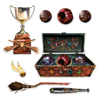 Harry Potter Quidditch Sticker Pack Die Cut Vinyl Large Deluxe Stickers Variety Pack