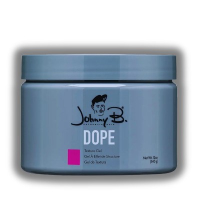 Johnny B Dope Texture Gel (12 oz) - Strong Hold, High Shine & Washes Out Easily