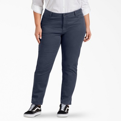 Dickies Women's Plus Perfect Shape Skinny Fit Pants
