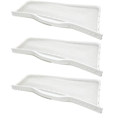 Nispira Lint Trap Screen Filter Replacement for Whirlpool Amana Maytag Dryer Part WP37001142 For Model AP6008778 37001142A 40124401 37001142. 3 Packs