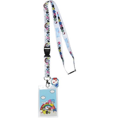 Hello Kitty and Friends Rainbows Breakaway Lanyard For Keys Keychain ID Badge