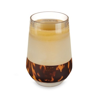 HOST Freeze XL Cooling Cup, Double Walled Insulated Freezable Drink Chilling Tumbler with Freezing Gel, 12 Ounces - Set of 1, Tortoise