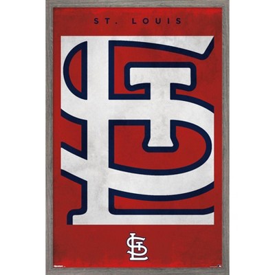 Trends International MLB St. Louis Cardinals - Logo 25 Framed Wall Poster Prints