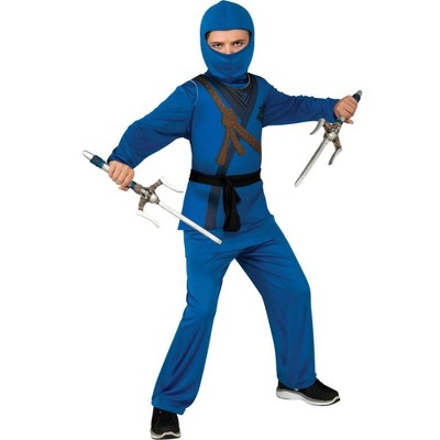 Rubies Boy's Blue Ninja Costume