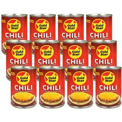 Gold Star Chili - Case of 12/15 oz