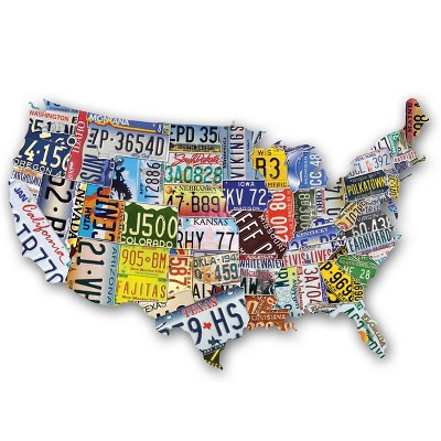 TDC Games USA License Plates Jigsaw Puzzle  - 1,000 Pieces