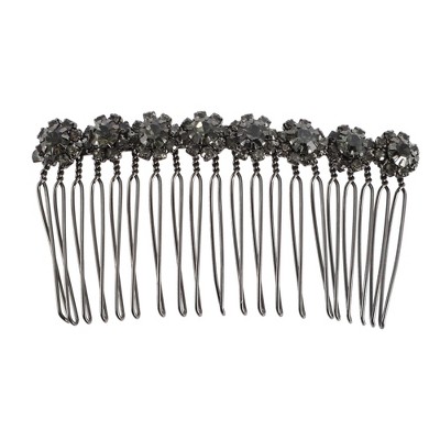 Unique Bargains Women's Comfortable Portable Hair Comb Insertion Tool Black 1 Pc