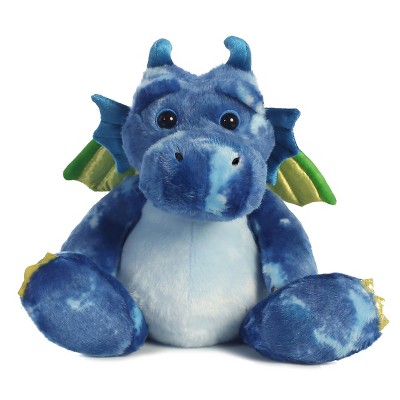 Aurora Medium Verath Firebreath Dinos & Dragons Ferocious Stuffed Animal Blue 12"