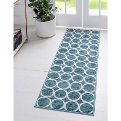 Unique Loom Matrix Trellis Collection Area Rug - Dots