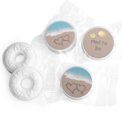 Mint to Be Wedding Mints Party Favor for Guests LifeSavers Mints (Approx. 335 mints & Stickers) - Beach By Just Candy - Assembly Required