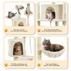 Yaheetech 79"H Large Cat Tower with Condos & Scratching Posts - 4 of 4