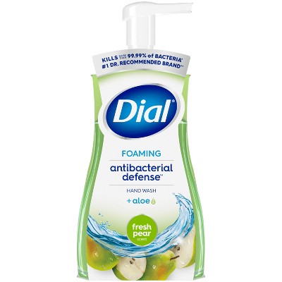 Dial Foaming Antibacterial Defense Hand Wash - Fresh Pear - 10 fl oz