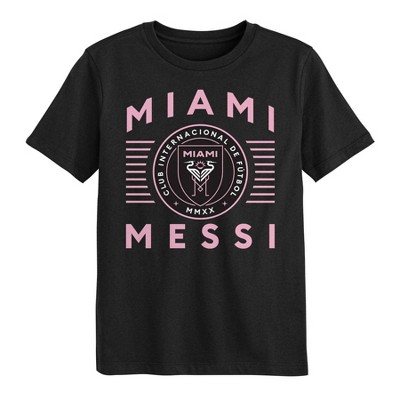 MLS Inter Miami CF Lionel Messi Boys' Short Sleeve Player T-Shirt