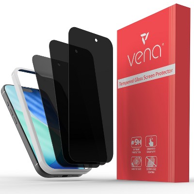 Vena 3x For Apple iPhone 17 Screen Protector Privacy, iPhone 16 Pro Privacy Screen Protector, Anti-Spy Tempered Glass