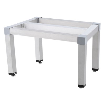 Aluminum Dunnage Rack,1000 Lb Capacity,Low Shelf for Off-Floor Storage In Restaurants,Kitchens and Grocery Stores