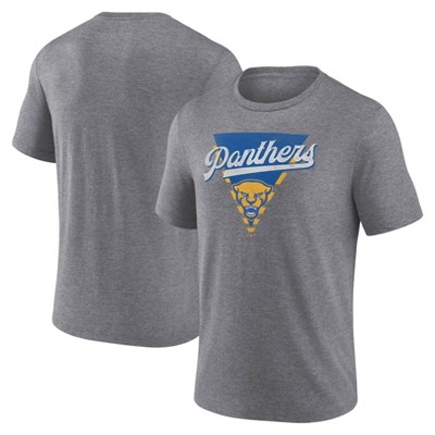 NCAA Pitt Panthers Men's Gray Triblend T-Shirt