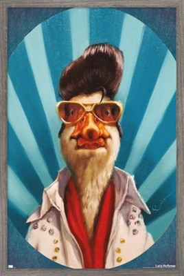 Trends International Lucia Heffernan Art - Duck The King Framed Wall Poster Prints