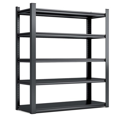 NicBex 5-Tier Bookshelf with Adjustable Storage Shelves Bookcases for Living Room Home Office