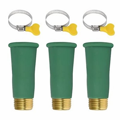 Impresa [3 Pack] Silicone Hose Adapter with Clamp Fix Leaky Connections - Damaged or Unthreaded Sink Faucet to Garden