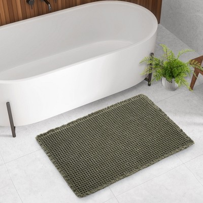 Deconovo Waffle Grid Bathroom Floor Mat Non Slip Absorbent Rug