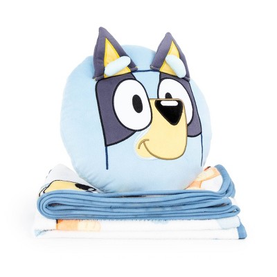 Bluey Sky Nogginz Kids' Throw and Pillow Set