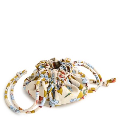 Vera Bradley Women's Outlet Cotton Drawstring Jewelry Bag