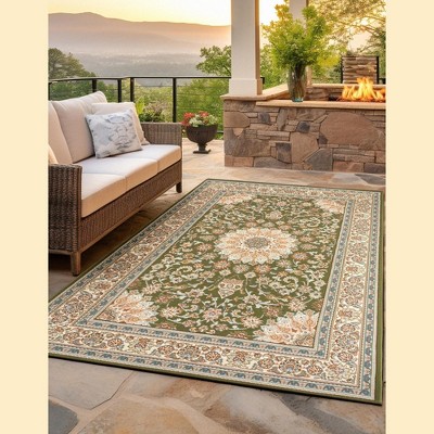 Unique Loom  Outdoor Traditional Wisdom Area Rug