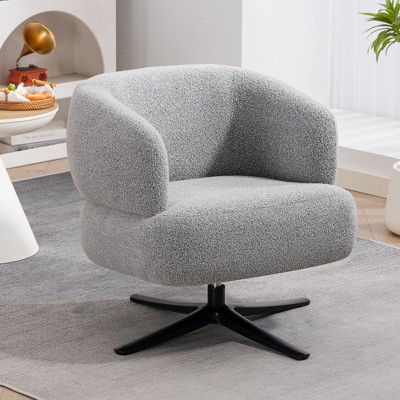 Hrinhom 26.8"W Cuddle-style leisure swivel sofa chair