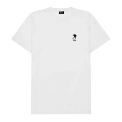 Dalix Astronaut Embroidered Relaxed Heavy Soft Cotton T Shirt Mens