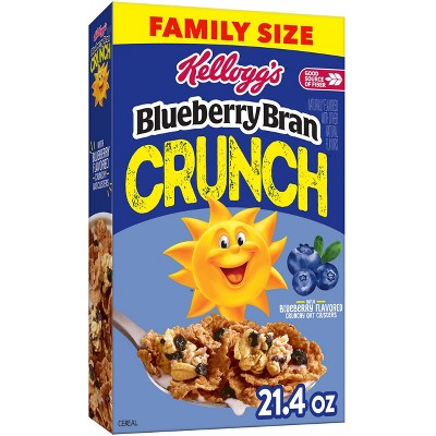Kellogg's Blueberry Bran Crunch Oat Clusters Breakfast Cereal - 21.4oz