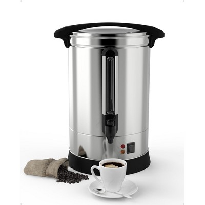 Commercial Coffee Maker, Food Grade Stainless Steel Large Capacity Coffee Urn for Church, Meeting, Lounges and Other Large Gatherings