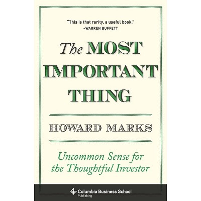 The Most Important Thing - by  Howard Marks (Hardcover)