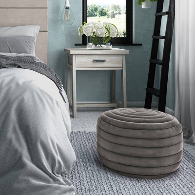Anna Round Pouf - WyndenHall